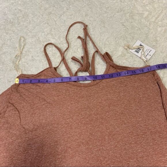 🆕 Free People - We The Free So In Love With You Strappy Tank in Sunset Heather - Picture 8 of 9